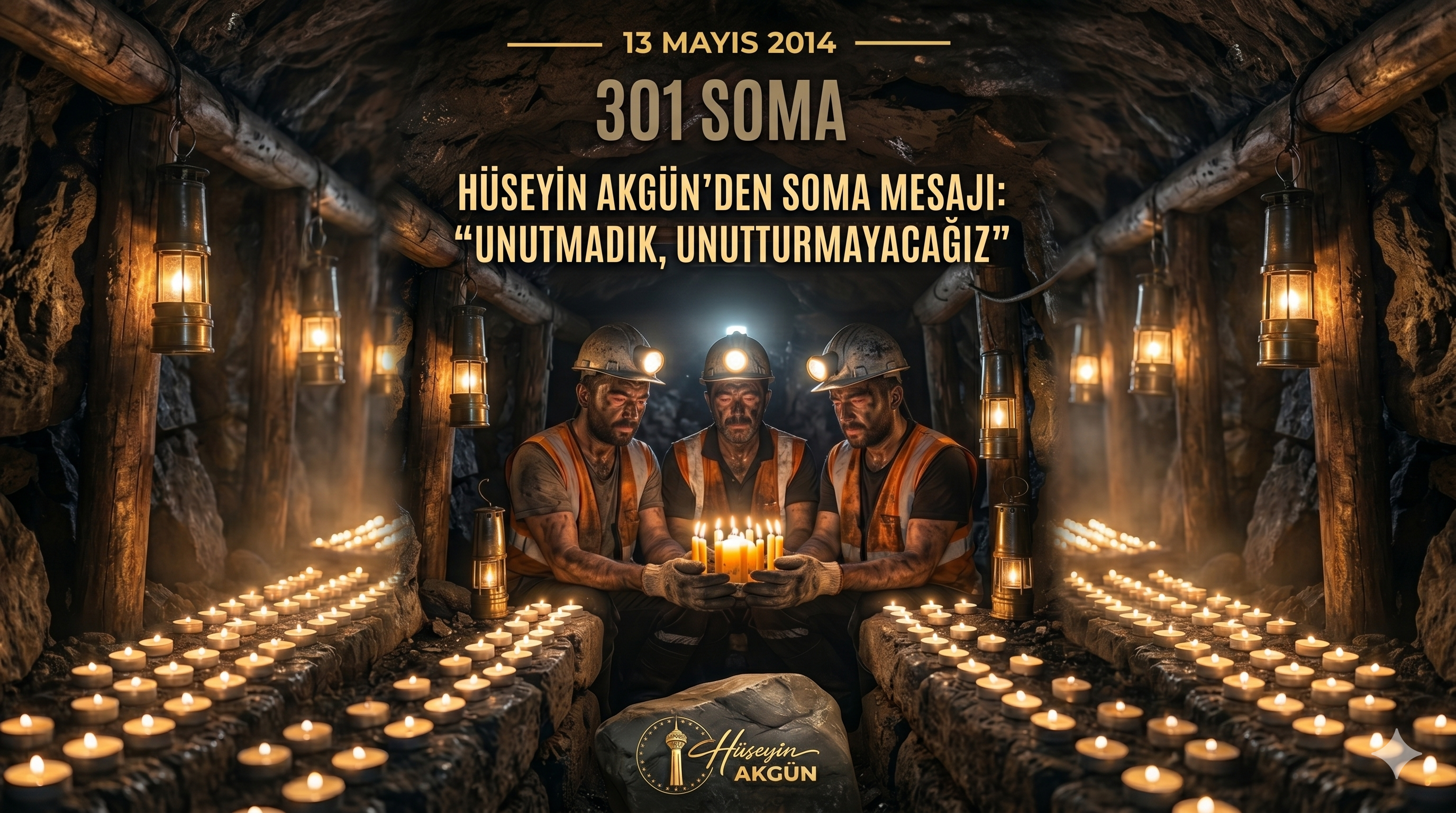 Hüseyin Akgün’den Soma Mesajı: “Unutmadık, Unutturmayacağız”